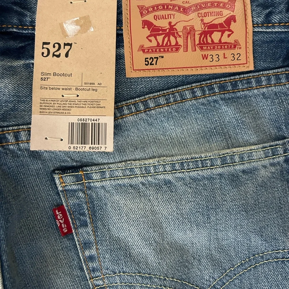 Levi's 527 Men’s Slim Fit Bootcut Leg‎ Jeans Denim Pants  Sz W33 L32